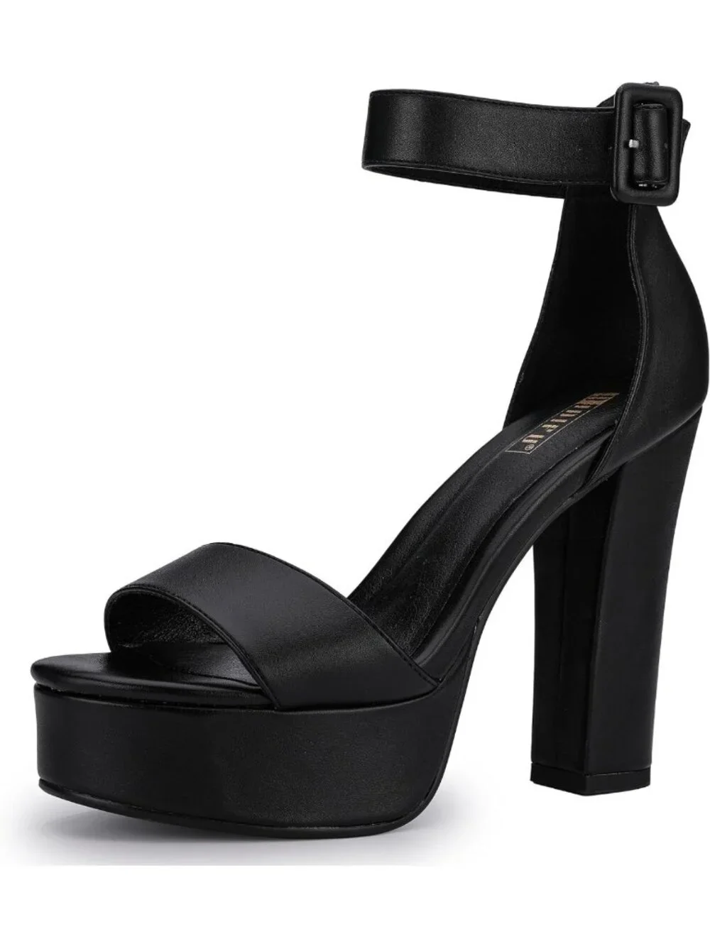 Stylish Open Toe Chunky Block Heels for Women - Comfortable Platform Sandals
